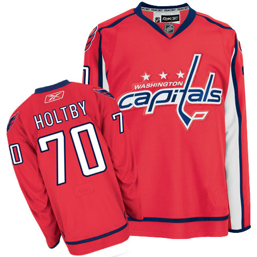 Best sale Washington Capitals 70 Braden Holtby Red NHL Hockey Jersey